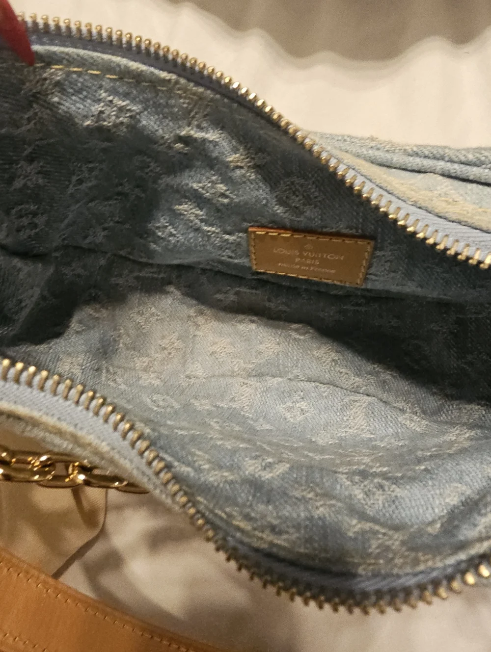 Denim Loop Monogram Hobo Bag - Picture 12 of 12
